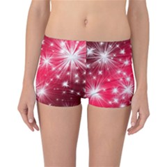 Christmas Star Advent Background Reversible Boyleg Bikini Bottoms by BangZart