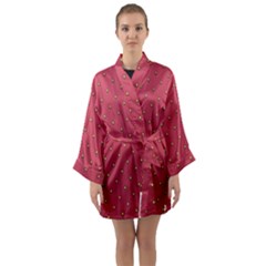 Strawberry Pattern Long Sleeve Kimono Robe by jumpercat