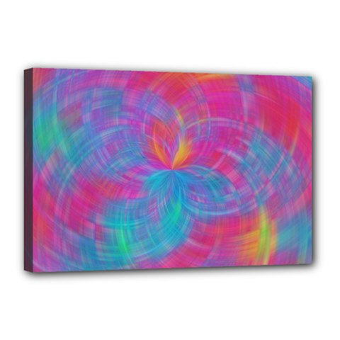 Abstract Fantastic Fractal Gradient Canvas 18  X 12  by BangZart