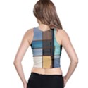 Glass Facade Colorful Architecture Racer Back Crop Top View2