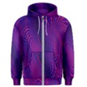 Abstract Fantastic Fractal Gradient Men s Zipper Hoodie View1