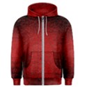 Red Grunge Texture Black Gradient Men s Zipper Hoodie View1