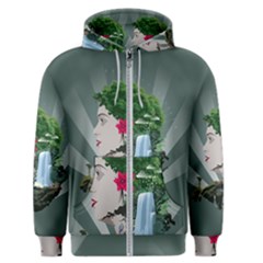 Digital Nature Beauty Men s Zipper Hoodie by BangZart