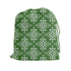 St Patrick S Day Damask Vintage Drawstring Pouches (xxl) by BangZart