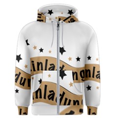 Einladung Lettering Invitation Banner Men s Zipper Hoodie by BangZart