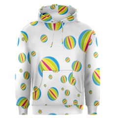 Balloon Ball District Colorful Men s Pullover Hoodie by BangZart