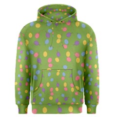 Balloon Grass Party Green Purple Men s Pullover Hoodie by BangZart