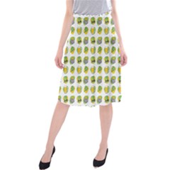 St Patrick S Day Background Symbols Midi Beach Skirt by BangZart