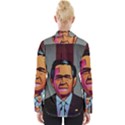 George W Bush Pop Art President Usa Womens Long Sleeve Shirt View2