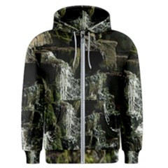 Water Waterfall Nature Splash Flow Men s Zipper Hoodie by BangZart