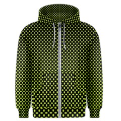 Pattern Halftone Background Dot Men s Zipper Hoodie by BangZart