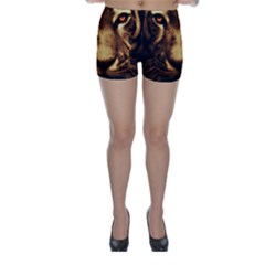 Cat Tiger Animal Wildlife Wild Skinny Shorts by Celenk