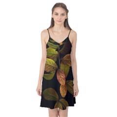 Autumn Leaves Foliage Camis Nightgown by Celenk