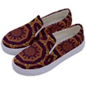 Geometric Tapestry Kids  Canvas Slip Ons View2
