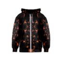 Mandala Fire Mandala Flames Design Kids  Zipper Hoodie View1