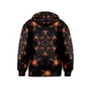 Mandala Fire Mandala Flames Design Kids  Zipper Hoodie View2