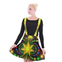 Christmas Star Fractal Symmetry Suspender Skater Skirt View1