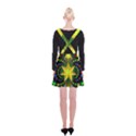 Christmas Star Fractal Symmetry Suspender Skater Skirt View2