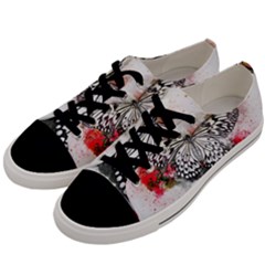 Butterfly Animal Insect Art Men s Low Top Canvas Sneakers by Celenk