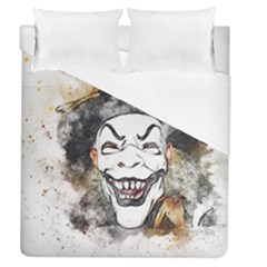 Mask Party Art Abstract Watercolor Duvet Cover (queen Size) by Celenk