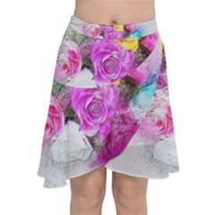 Flowers Bouquet Art Abstract Chiffon Wrap by Celenk