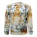 Tiger Animal Art Abstract Men s Long Sleeve Tee View2