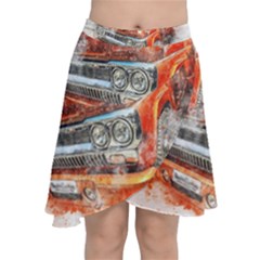 Car Old Car Art Abstract Chiffon Wrap by Celenk