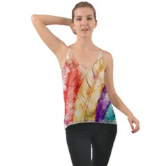 Feathers Bird Animal Art Abstract Cami by Celenk