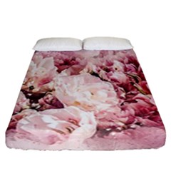 Flowers Bouquet Art Abstract Fitted Sheet (california King Size) by Celenk