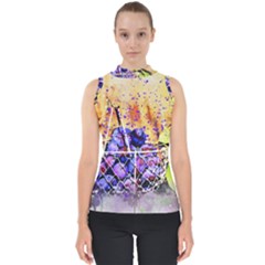 Fruit Plums Art Abstract Nature Shell Top by Celenk