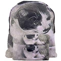 Cat Pet Art Abstract Vintage Giant Full Print Backpack by Celenk