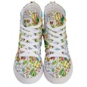 Doodle New Year Party Celebration Women s Hi-Top Skate Sneakers View1