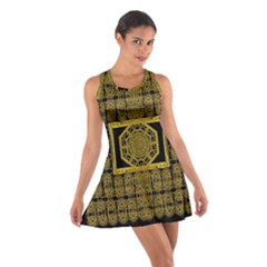 Beautiful Stars Would Be In Gold Frames Cotton Racerback Dress by pepitasart