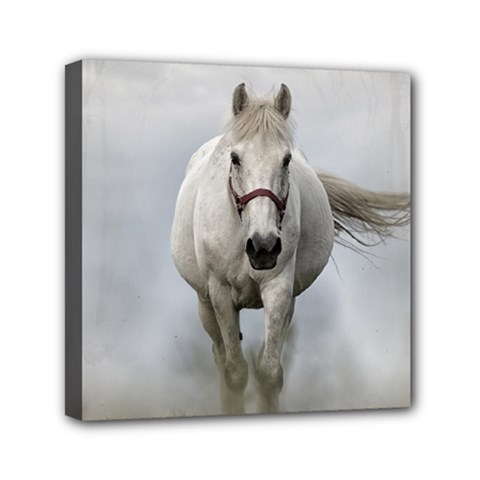 Horse Mammal White Horse Animal Canvas Travel Bag by Celenk