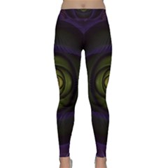 Fractal Blue Eye Fantasy 3d Classic Yoga Leggings by Celenk