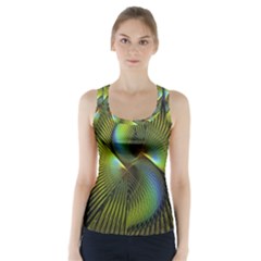 Fractal Abstract Design Fractal Art Racer Back Sports Top by Celenk