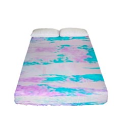 Background Art Abstract Watercolor Fitted Sheet (full/ Double Size) by Celenk