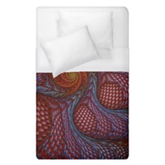 Fractal Red Fractal Art Digital Art Duvet Cover (single Size) by Celenk