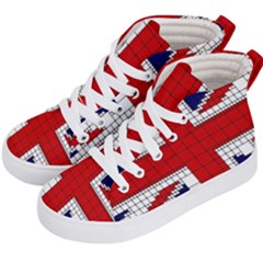 Union Jack Flag Uk Patriotic Kid s Hi-top Skate Sneakers by Celenk