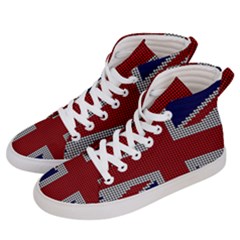 Union Jack Flag British Flag Men s Hi-top Skate Sneakers by Celenk