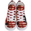 American Flag Usa Symbol National Kid s Hi-Top Skate Sneakers View1