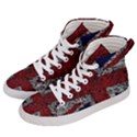 Union Jack Flag Uk Patriotic Women s Hi-Top Skate Sneakers View2