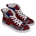 Union Jack Flag Uk Patriotic Women s Hi-Top Skate Sneakers View3