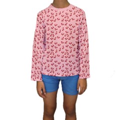 Rose Cherries Kids  Long Sleeve Swimwear by snowwhitegirl