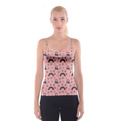 Music Stars Peach Spaghetti Strap Top by snowwhitegirl