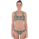 Deer Boots Green Cross Back Hipster Bikini Set View1