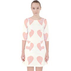 Cupcake White Pink Pocket Dress by snowwhitegirl