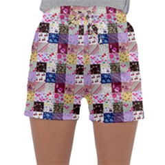 Quilt Of My Patterns Small Sleepwear Shorts by snowwhitegirl