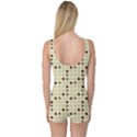 Brown Green Grey Eggs One Piece Boyleg Swimsuit View2