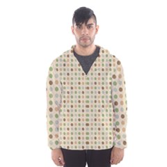 Green Brown Eggs Hooded Wind Breaker (men) by snowwhitegirl